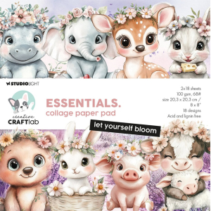 Creative Craftlab Let Yourself Bloom Essentials Collage Paper Pad (CCL-ES-CPP361)