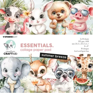 Creative Craftlab Summer Breeze Essentials Collage Paper Pad (CCL-ES-CPP360)