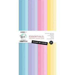 Creative Craftlab Sweet As Candy Essentials Unicolor Paper Pad (CCL-ES-UPP357)
