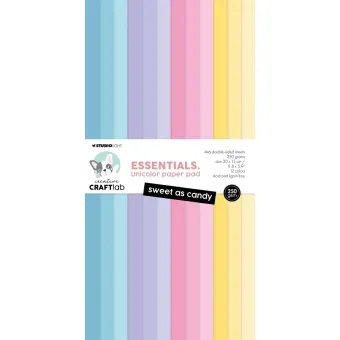 Creative Craftlab Sweet As Candy Essentials Unicolor Paper Pad (CCL-ES-UPP357)