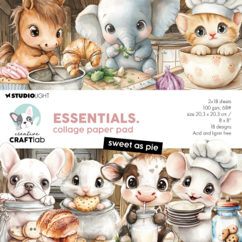 Creative Craftlab Sweet as Pie Essentials Collage Paper Pad (CCL-ES-CPP382)