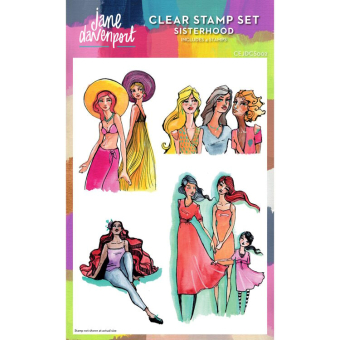 Creative Expressions - Jane Davenport Clear Stamp Sisterhood (CEJDCS002)