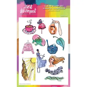 Creative Expressions - Jane Davenport Clear Stamp Whimsical Watercolour (CEJDCS022)