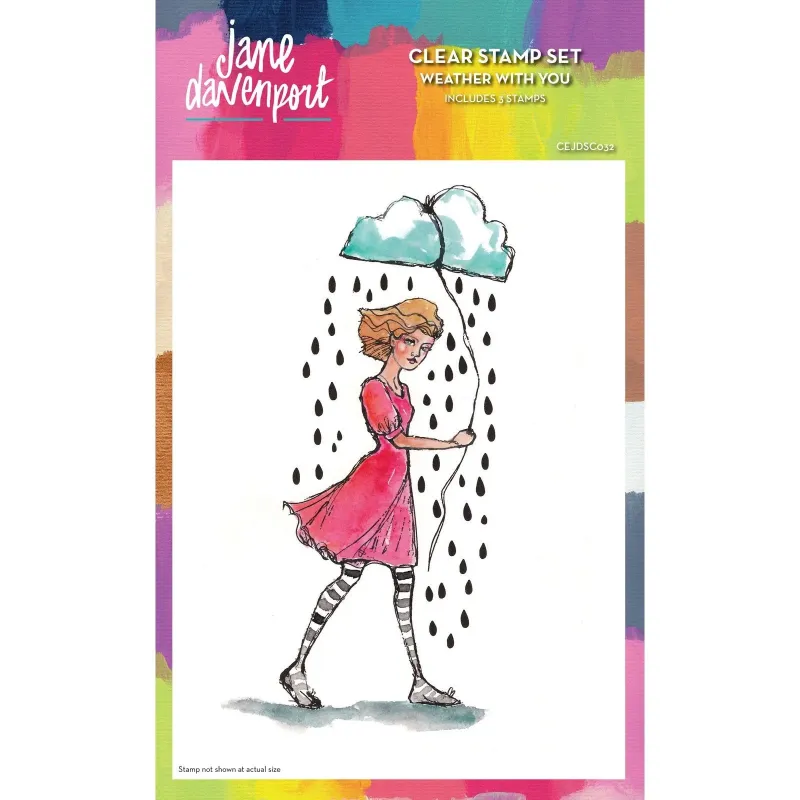 Creative Expressions Jane Davenport Clear Stamp Set Weather With You (CEJDSC032)