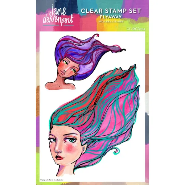 Creative Expressions - Jane Davenport Clear Stamp Set Flyaway (CEJDCS004)