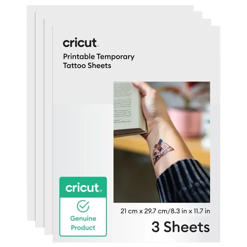 Cricut Printable Tattoo Paper A4 Transparent (3pcs) (2012791)