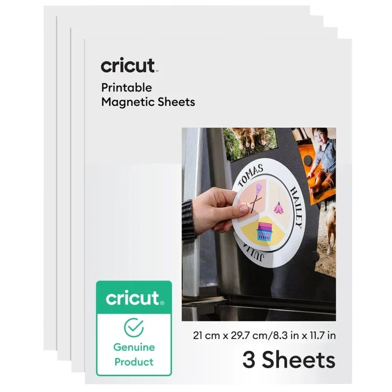 Cricut Printable Magnet Sheets A4 White (3pcs) (2012792)