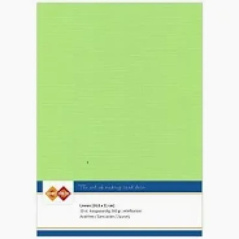 Damast Linnenkarton 30,5x30,5cm 10 vellen Mei Groen (papier/scrap21)