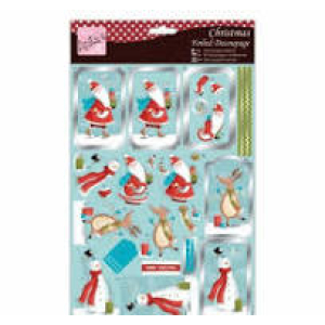Anita's Christmas Foiled Decoupage Presents from Santa & Friends (ANT 169878)