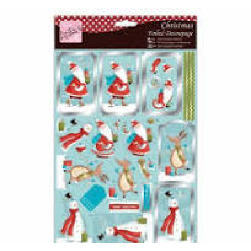 Anita's Christmas Foiled Decoupage Presents from Santa & Friends (ANT 169878)