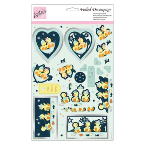 Anita's Foiled Decoupage Star Quackers (ANT 169893)