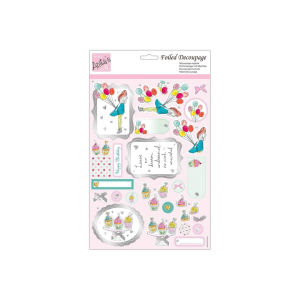 Anita's Foiled Decoupage Balloon Girl (ANT 169895)