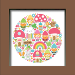 Doodlebug Design Over The Rainbow Shadow Box Kit (7978) (842715079786)