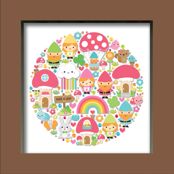 Doodlebug Design Over The Rainbow Shadow Box Kit (7978) (842715079786)