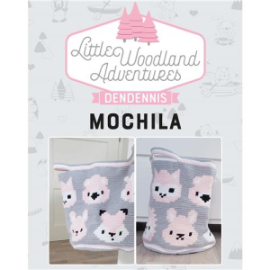 Durable Dendennis Little Woodland Adventures Haakpakket Mochilatas roze (048.10022)