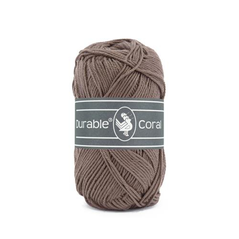 Durable 010.6 Coral brei- en haakgaren 50 gram 125 meter 100 % katoen - Kleur 343 (010.6-343)