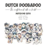 Dutch Doobadoo Waves at the Sea A7 Dutch Collage Die-Cuts Little Sailors (18pcs) (474.007.509)