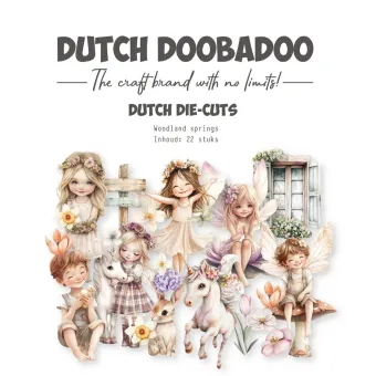 Dutch Doobadoo Woodland Springs Collage Dutch Die-cuts (22pcs) (474.007.505)