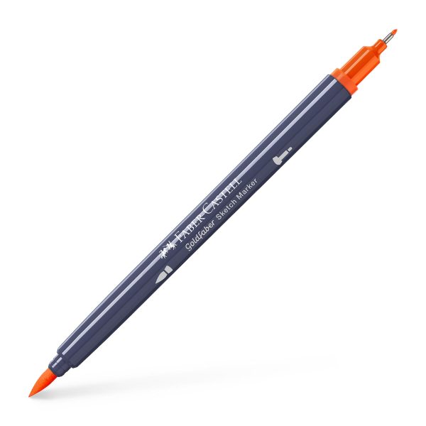 Faber-Castell Sketchmarker Goldfaber 115 dark cadmium orange op alcoholbasis (FC-164713)