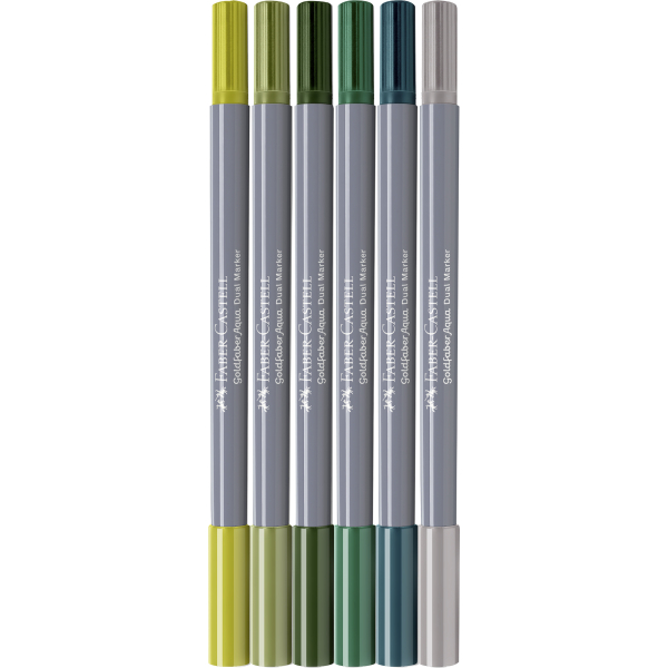 Faber-Castell Goldfaber etui 6 stuks Seaside letteringset (FC-164517)