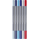 Faber-Castell Goldfaber Duo Aquarelmarker  etui 6 stuks (FC-164519)