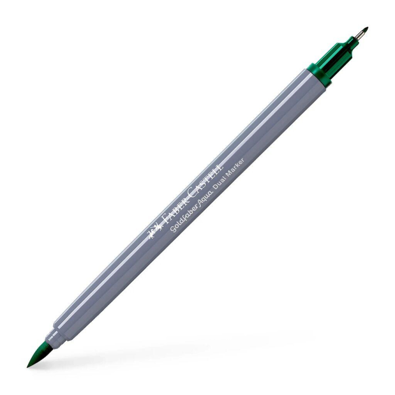 Faber-Castell Goldfaber Duo aquarelmarker 264 donker phthalogroen (FC-164564)