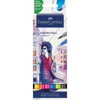Faber-Castell Goldfaber Duo Aquarelmarker etui 6 stuks (FC-164606)