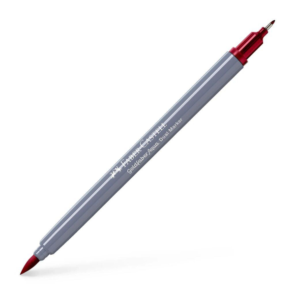 Faber-Castell Goldfaber Duo aquarelmarker 227 scharlaken alazarin rood (FC-164627)