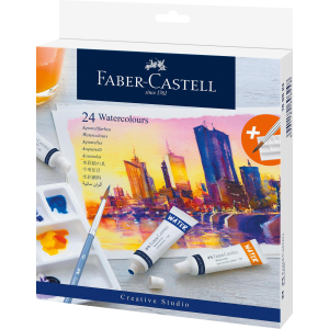 Faber-Castell Waterverf Faber-Castell 24 stuks assorti kleuren (FC-169624)