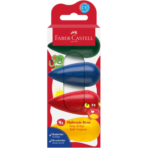 Faber-Castell Waskrijt Bulb 4 stuks (FC-120408)