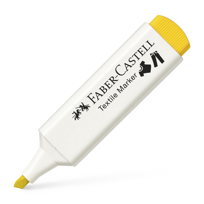Faber-Castell Textielmarker Geel (FC-159507)