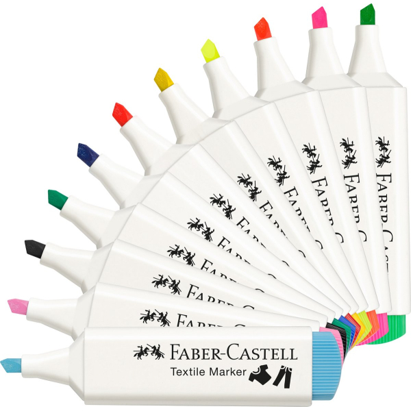 Faber-Castell Textielmarker Geel (FC-159507)