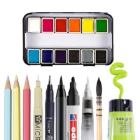 Florence • Aquarelpapier texture A5 300g Off-white 15pcs (2911-0002)