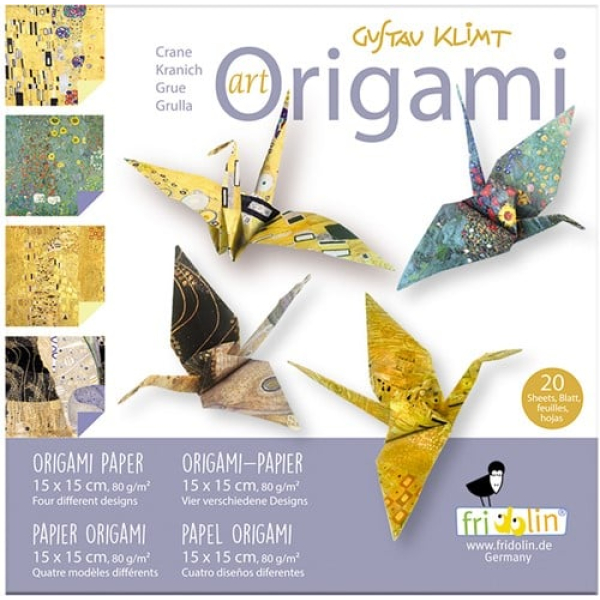 Fridolin Art Origami Set 15x15 cm 20 vel Gustav Klimt (	FR11351)