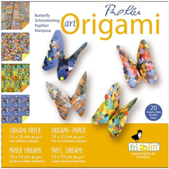 Fridolin Art Origami Set 15x15 cm 20 vel Paul Klee (FR11358)