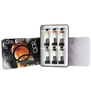 Golden QoR Aquarelverf Intro 6 - Aarde Kleuren Set (7000002-0)