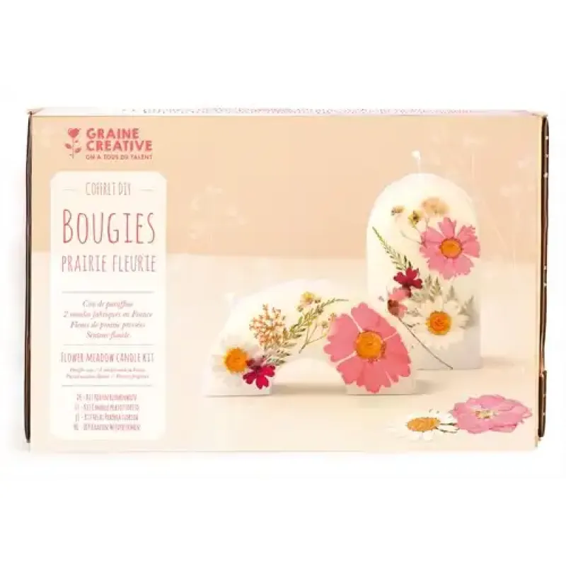 GC Kaarsen Maken DIY Set Bogen met Gedroogde Bloemen (152046)