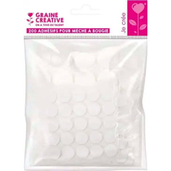 GC Kaarsenlont Stickers 12 & 20 mm 200 stuks (153425)