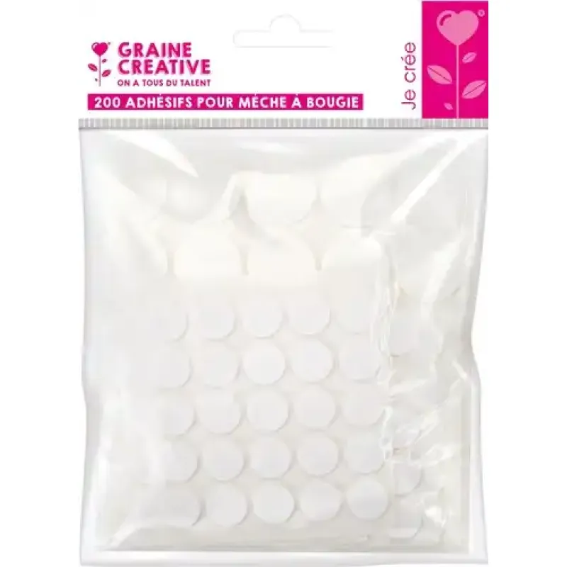 GC Kaarsenlont Stickers 12 & 20 mm 200 stuks (153425)