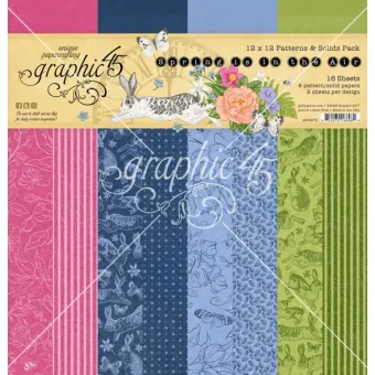 Graphic 45 Spring is in the Air 12x12 Inch Patterns & Solids Pack (4502975)
