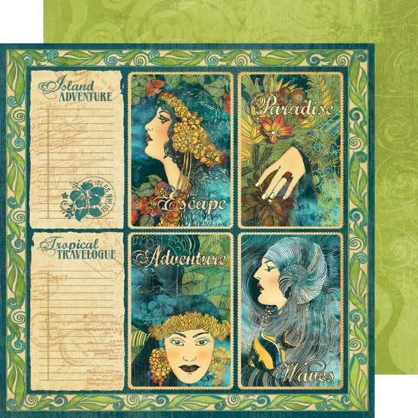 Graphic 45 Tropical Travelogue - Seaside holiday  (1 stuks) (4500406)