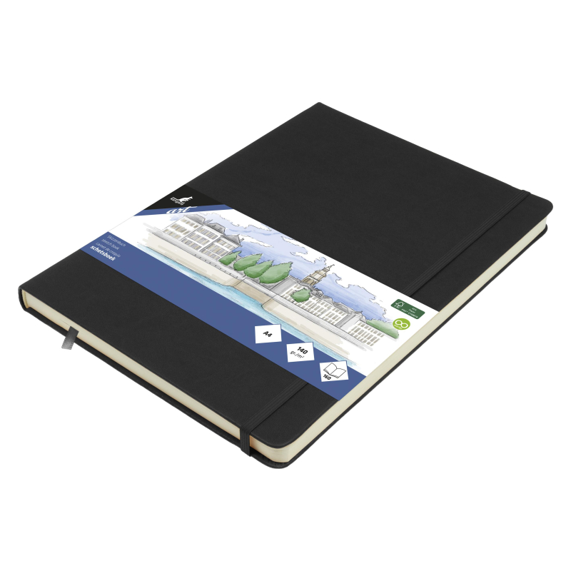 Kangaro Schetsboek A4 Zwart (K-861240)