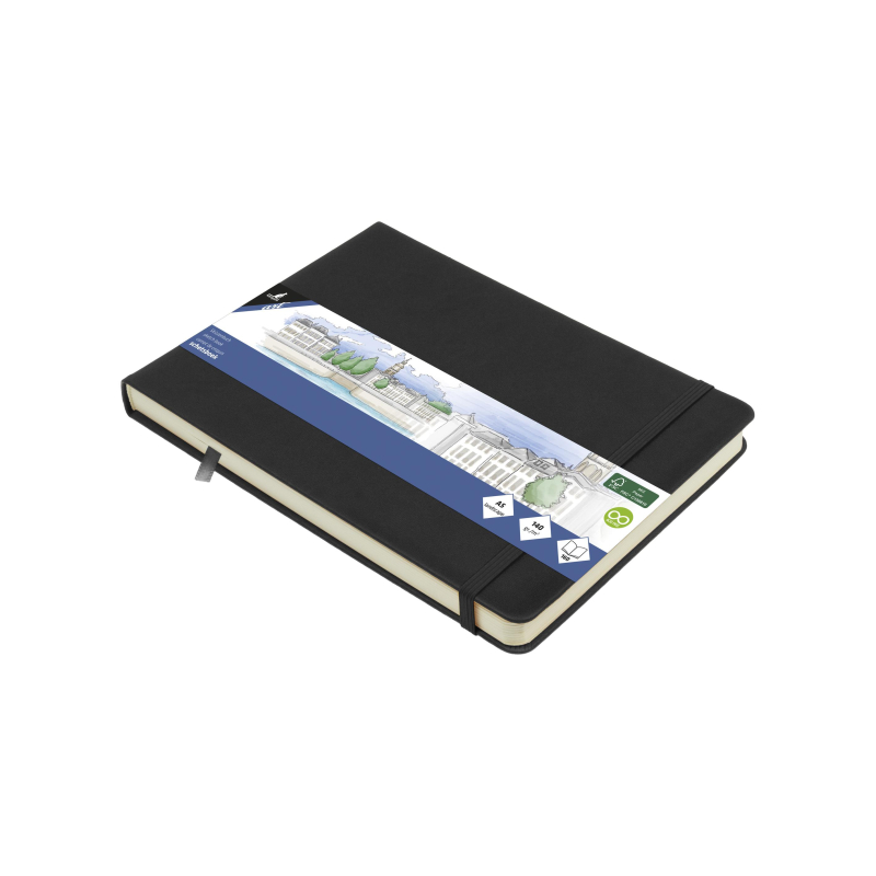Kangaro Schetsboek A5 landscape Zwart (K-861230)
