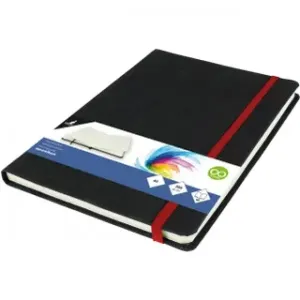 Kangaro Aquarelboek A5 luxe cover 30 vel 200 grams aquarel papier. Leeslint en elastiek. ( K-5375)