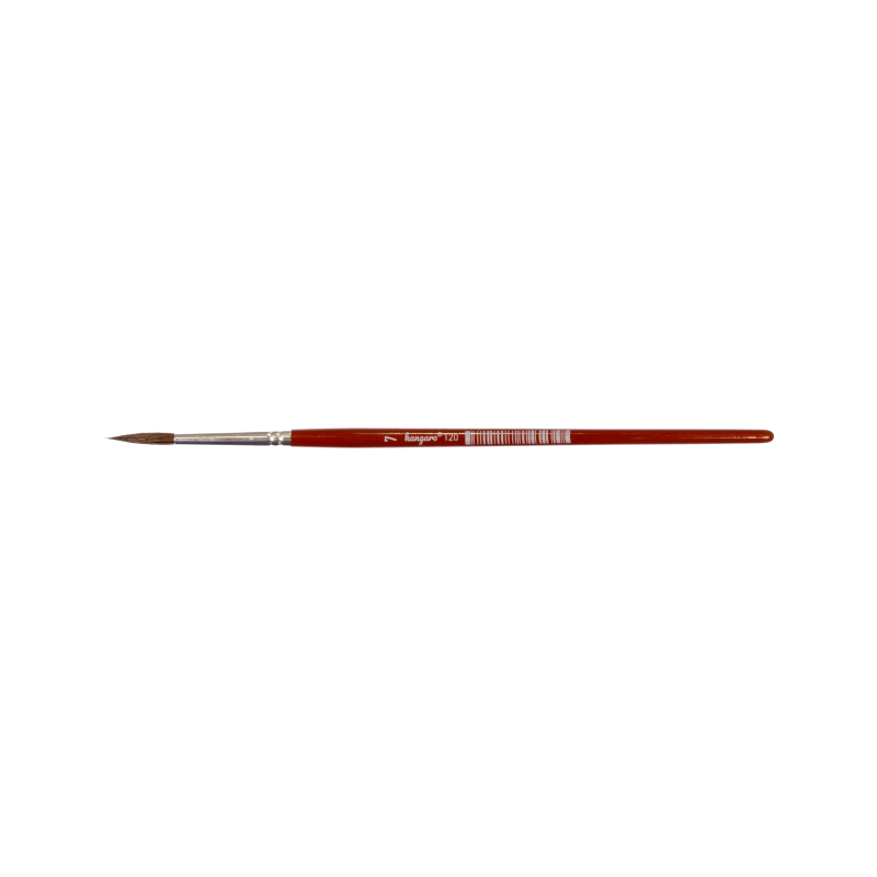 Kangaro geitenhaar penseel - Serie 120 rond Nr. 7 (K-842007)