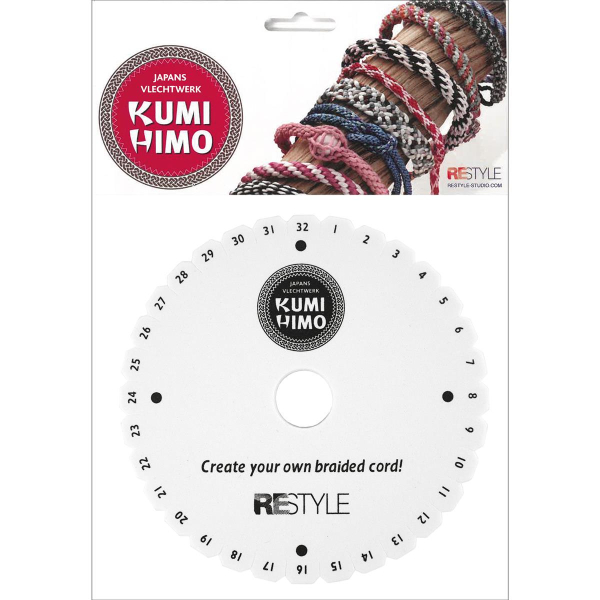 Kumihimo 045.1000 Vlechtschijf 15 cm rond met 32 inkepingen (045.1000)