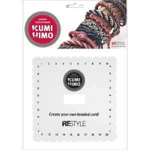 Kumihimo 045.1001 Vlechtschijf vierkant 14x14 cm met 40 inkepingen (045.1001)