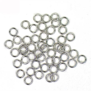 Kumihimo 045.1005 Ringen platinum - 25 stuks (045.1005)