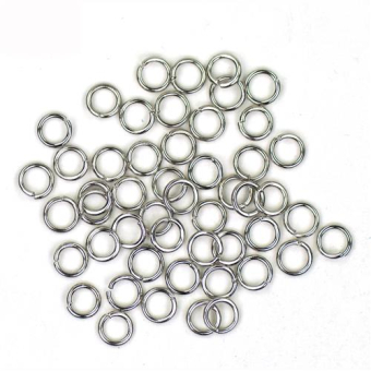 Kumihimo 045.1005 Ringen platinum - 25 stuks (045.1005)