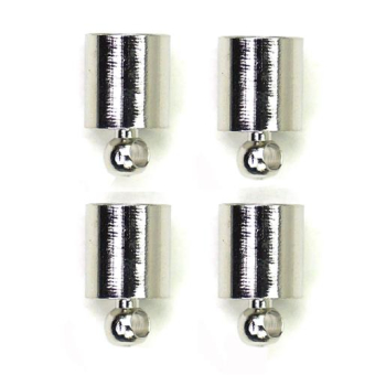 Kumihimo 045.1012 Eindkap sluiting platinum 5mm - 6 stuks (045.1012)